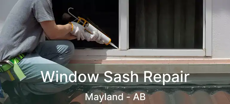  Window Sash Repair Mayland - AB