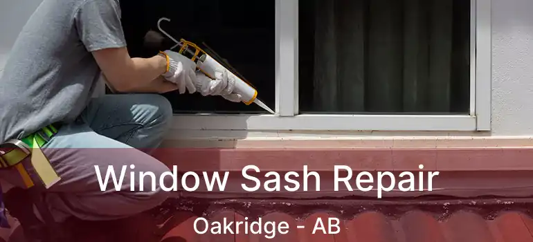  Window Sash Repair Oakridge - AB