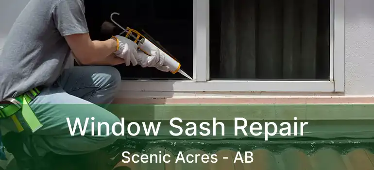  Window Sash Repair Scenic Acres - AB