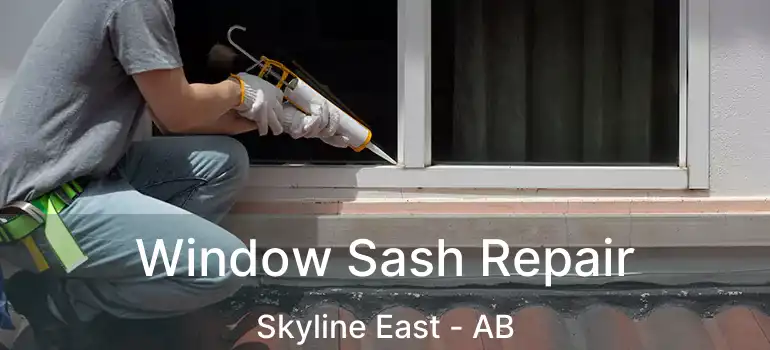  Window Sash Repair Skyline East - AB