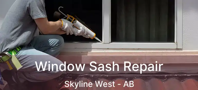  Window Sash Repair Skyline West - AB