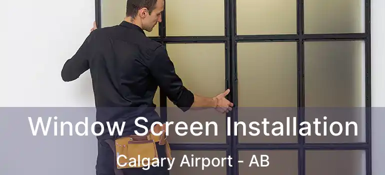  Window Screen Installation Calgary Airport - AB