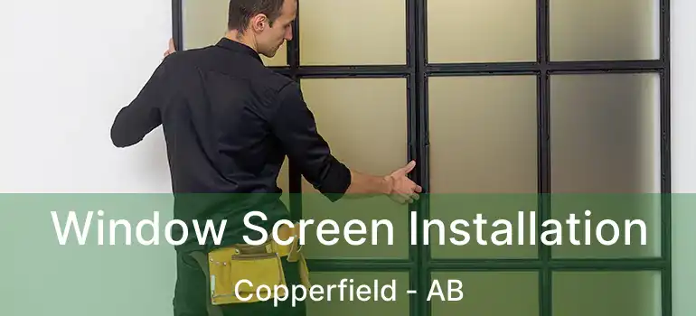  Window Screen Installation Copperfield - AB