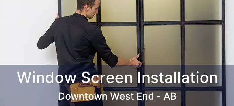  Window Screen Installation Downtown West End - AB