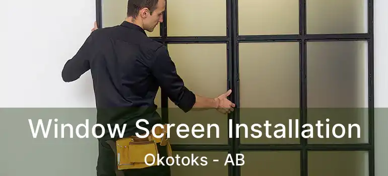  Window Screen Installation Okotoks - AB