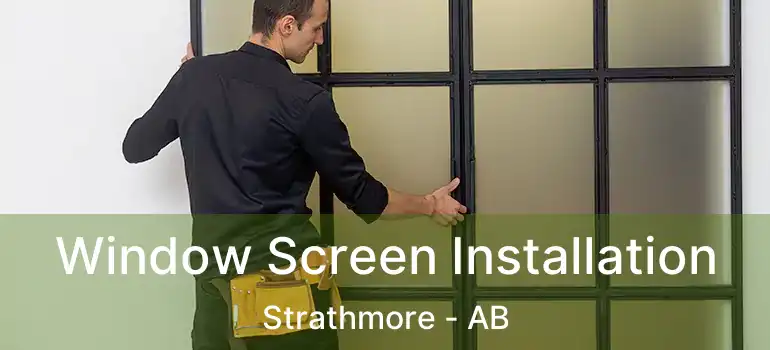  Window Screen Installation Strathmore - AB