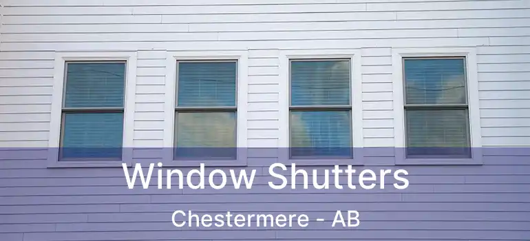  Window Shutters Chestermere - AB