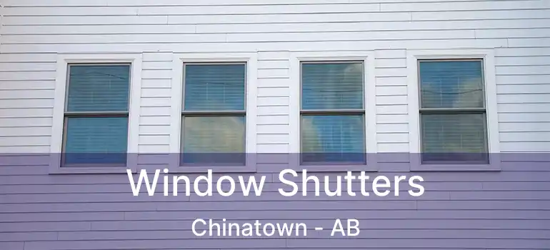  Window Shutters Chinatown - AB