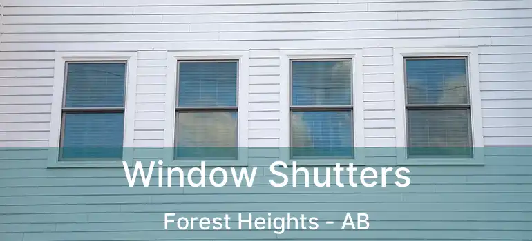  Window Shutters Forest Heights - AB