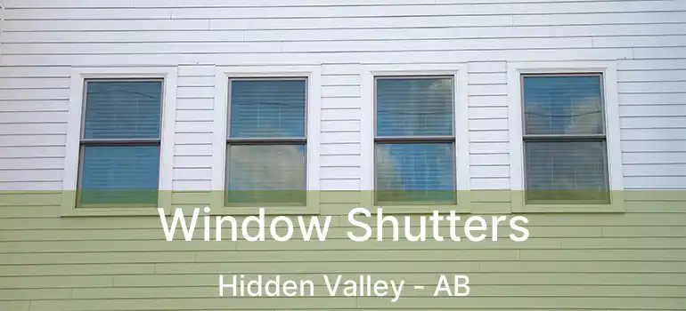  Window Shutters Hidden Valley - AB