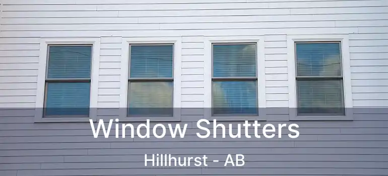  Window Shutters Hillhurst - AB