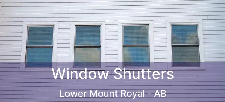  Window Shutters Lower Mount Royal - AB