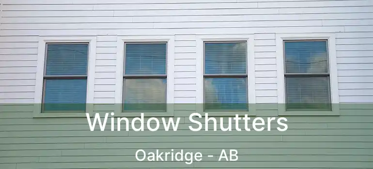  Window Shutters Oakridge - AB