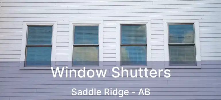  Window Shutters Saddle Ridge - AB