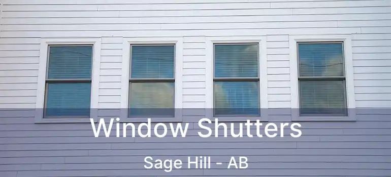  Window Shutters Sage Hill - AB