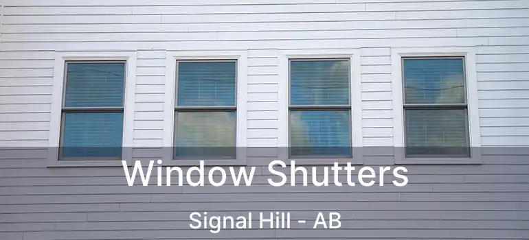  Window Shutters Signal Hill - AB
