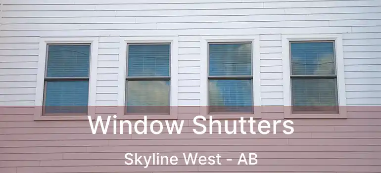  Window Shutters Skyline West - AB