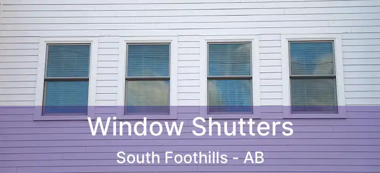  Window Shutters South Foothills - AB