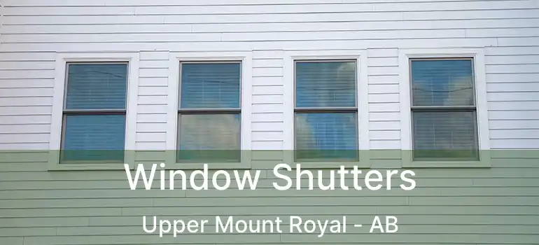  Window Shutters Upper Mount Royal - AB