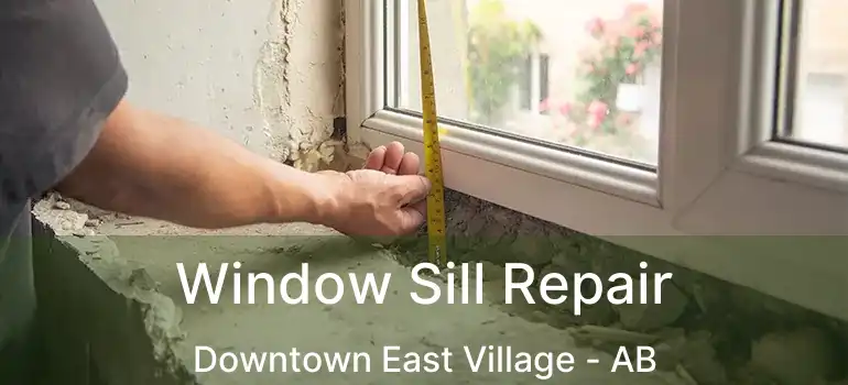  Window Sill Repair Downtown East Village - AB