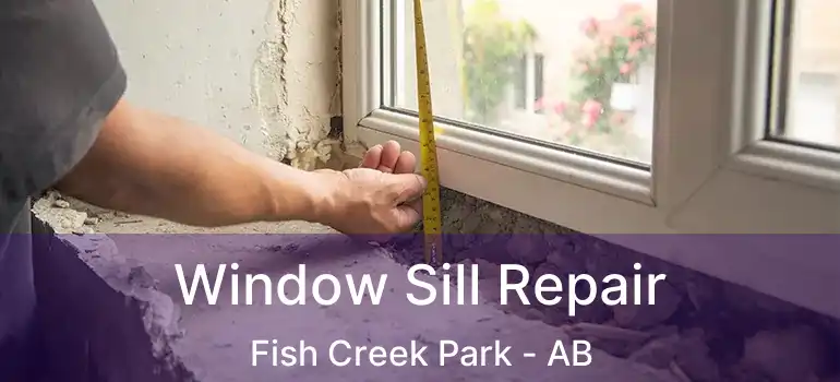  Window Sill Repair Fish Creek Park - AB