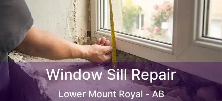  Window Sill Repair Lower Mount Royal - AB
