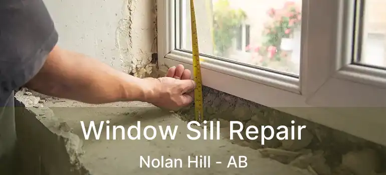  Window Sill Repair Nolan Hill - AB