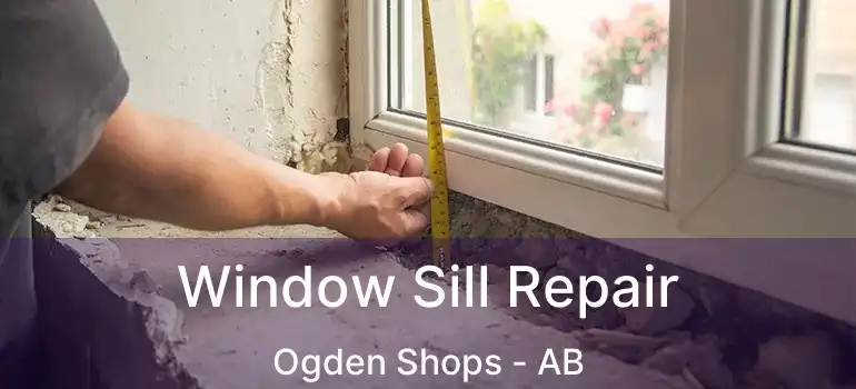  Window Sill Repair Ogden Shops - AB