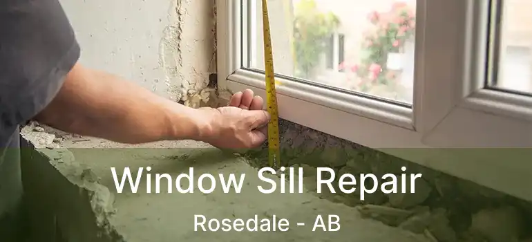  Window Sill Repair Rosedale - AB