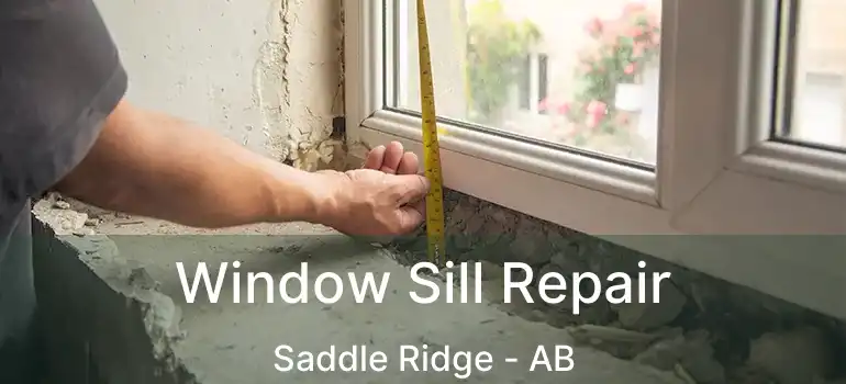  Window Sill Repair Saddle Ridge - AB