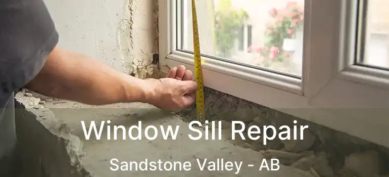  Window Sill Repair Sandstone Valley - AB