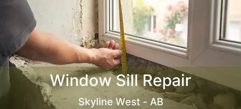  Window Sill Repair Skyline West - AB