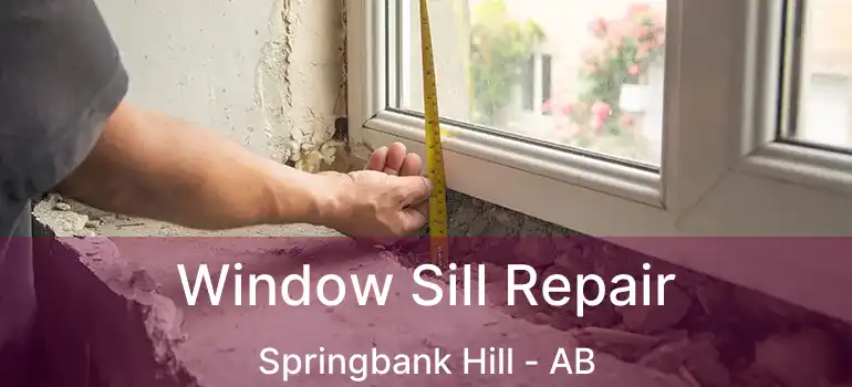  Window Sill Repair Springbank Hill - AB