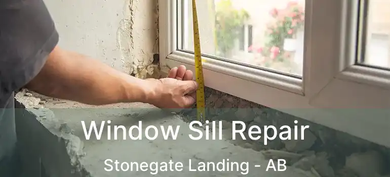  Window Sill Repair Stonegate Landing - AB