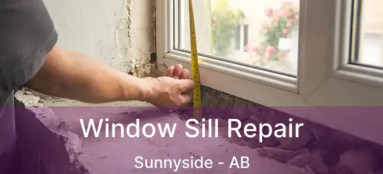  Window Sill Repair Sunnyside - AB
