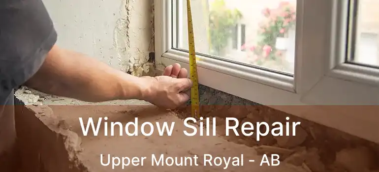  Window Sill Repair Upper Mount Royal - AB