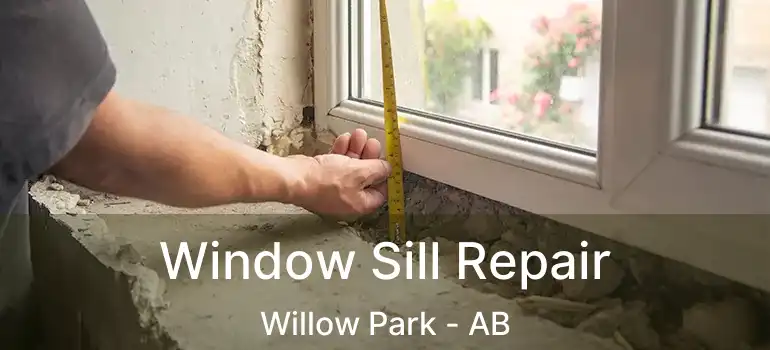  Window Sill Repair Willow Park - AB