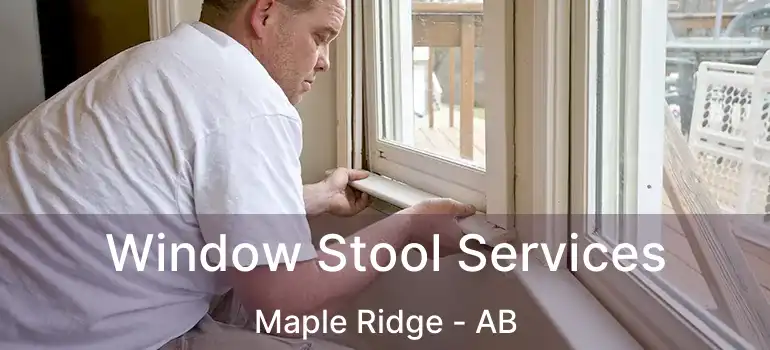  Window Stool Services Maple Ridge - AB
