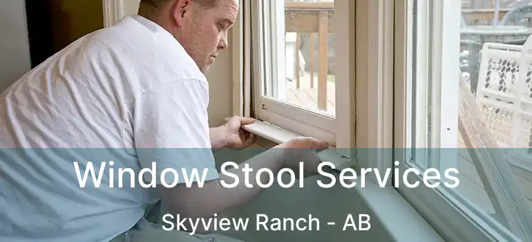  Window Stool Services Skyview Ranch - AB