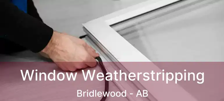  Window Weatherstripping Bridlewood - AB