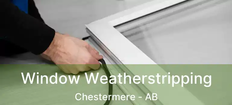  Window Weatherstripping Chestermere - AB