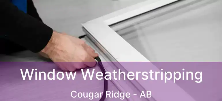  Window Weatherstripping Cougar Ridge - AB