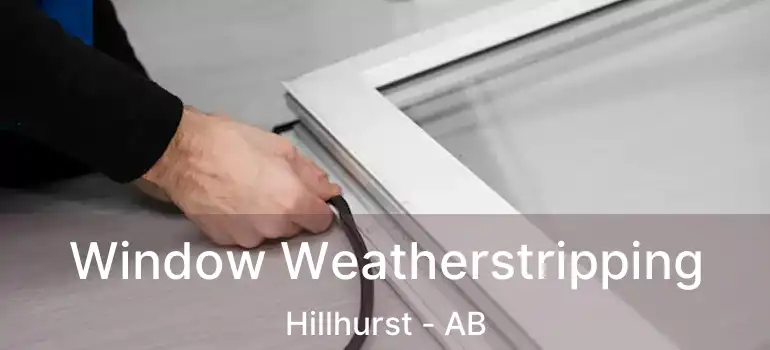  Window Weatherstripping Hillhurst - AB