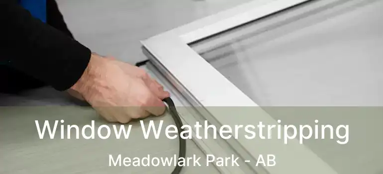  Window Weatherstripping Meadowlark Park - AB