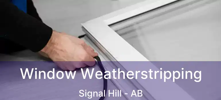  Window Weatherstripping Signal Hill - AB