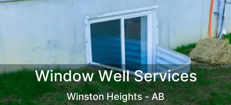  Window Well Services Winston Heights - AB