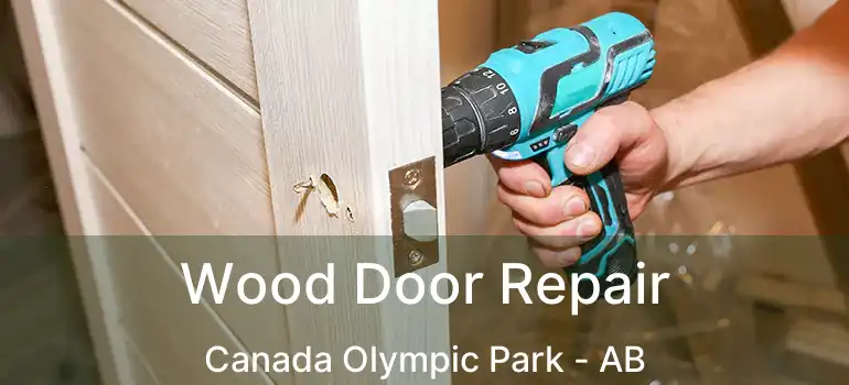  Wood Door Repair Canada Olympic Park - AB