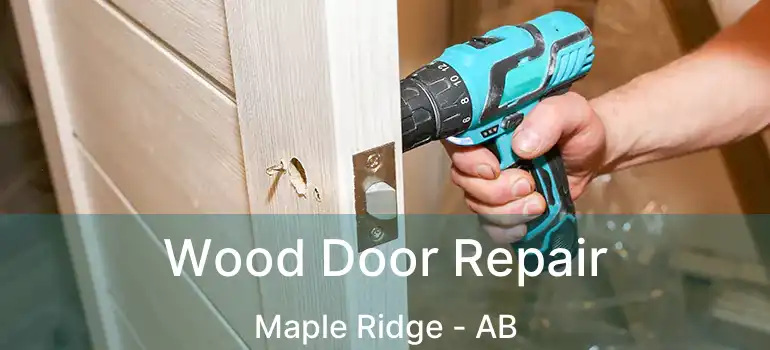  Wood Door Repair Maple Ridge - AB