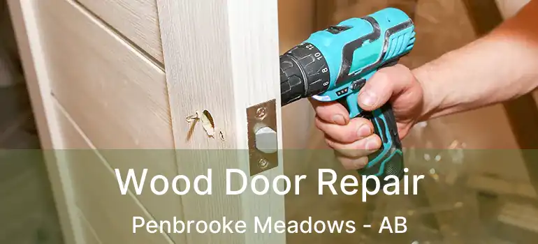  Wood Door Repair Penbrooke Meadows - AB