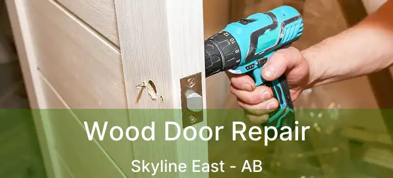  Wood Door Repair Skyline East - AB
